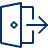 Door Exit Icon from Cyber Line - Free Set