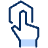 Hand Hexagon Icon from Cyber Duotone - Free Set