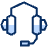 Headphone Icon from Cyber Duotone - Free Set