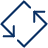 Loop Diamond 2 Icon from Cyber Duotone - Free Set