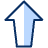 Navigation UP Arrow Icon from Cyber Duotone - Free Set
