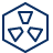Radioactive Hexagon Icon from Cyber Line Set