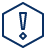 Report Problem Warning Hexagon Icon from Cyber Line Set