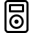 Portable Player Icon from Streamline Regular 3.0 Set