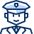 Police Icon from Cyber Duotone Set