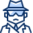 Spy Icon from Cyber Duotone Set