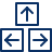 Button Direction Icon from Cyber Line Set