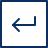 Button Enter Icon from Cyber Line Set
