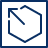 Button Escape Icon from Cyber Line Set