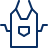 Apron Icon from Cyber Line Set