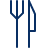 Fork Knife Icon from Cyber Line Set