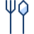Fork Spoon Icon from Cyber Duotone Set