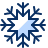 Snow Crystal Icon from Cyber Duotone Set