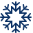 Snow Crystal Icon from Cyber Line Set