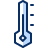 Temperature Medium Icon from Cyber Duotone Set