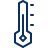 Temperature Medium Icon from Cyber Line Set