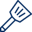 Turning Spatula Icon from Cyber Line Set
