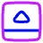 Bar Bottom Panel Open Icon from Plump Neon Set