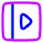 Bar Sidebar Left Panel Open Icon from Plump Neon Set