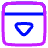 Bar Top Panel Open Icon from Plump Neon Set