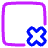 Close Window Remove Icon from Plump Neon Set