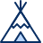 Camp Icon from Cyber Duotone Set