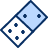 Domino Icon from Cyber Duotone Set