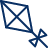 Kite Icon from Cyber Line Set