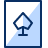 Spade Card Icon from Cyber Duotone Set