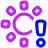 Brightness Alert Icon from Plump Neon Set