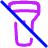 Flashlight Off Icon from Plump Neon Set
