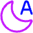 Night Bedtime Mode Auto Icon from Plump Neon Set