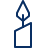 Candle 1 Icon from Cyber Line Set