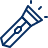 Flashlight 1 Icon from Cyber Line Set
