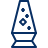 Lamp Lava Icon from Cyber Line Set