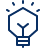 Lightbulb 3 Icon from Cyber Line Set