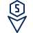Compass South Icon from Cyber Line Set