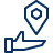 Location Hand Shared Icon from Cyber Line Set