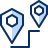 Location Pin Direction 2 Icon from Cyber Duotone Set