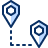 Location Pin Direction 3 Icon from Cyber Duotone Set