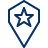 Location Pin Favorite Icon from Cyber Line Set