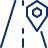 Road Pin Icon from Cyber Line Set