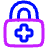 Lock Encryption Add Icon from Plump Neon Set