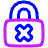 Lock Encryption Off Icon from Plump Neon Set