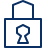 Lock Close 1 Icon from Cyber Line Set