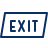 Exit Square icon - Free transparent PNG, SVG. No Sign up needed.