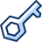 Key 1 icon - Free transparent PNG, SVG. No Sign up needed.