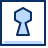 Keyhole Square icon - Free transparent PNG, SVG. No Sign up needed.