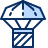 Delivery Air Drop Icon from Cyber Duotone Set