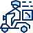 Delivery Motorcycle Icon from Cyber Duotone Set
